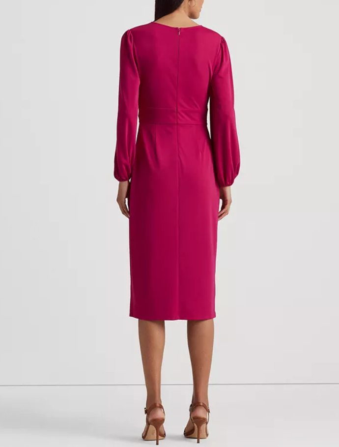 LAUREN RALPH LAUREN Twist-Front Jersey Cutout Dress