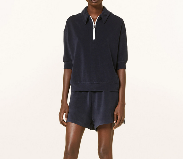 MONCLER Terry cloth polo shirt