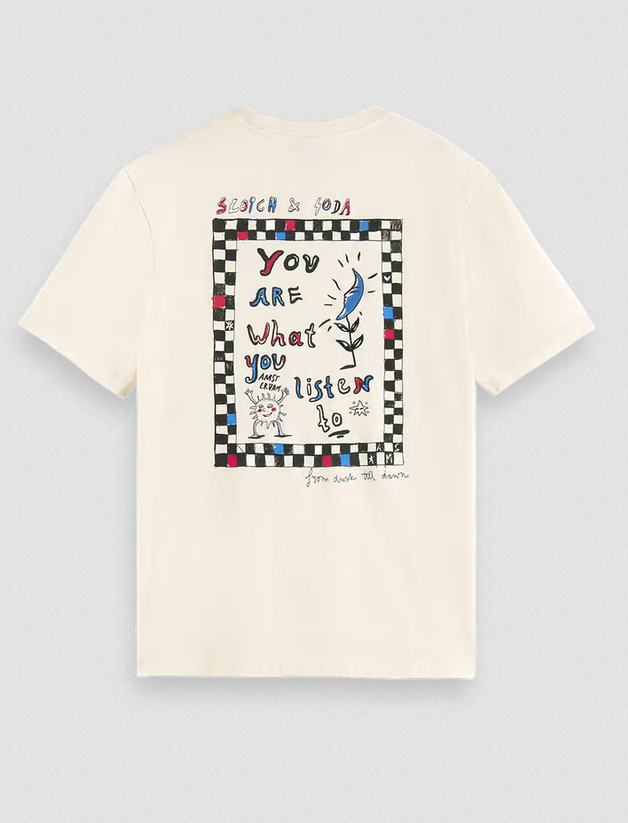 Scotch & Soda Music Artwork Graphic Tee
