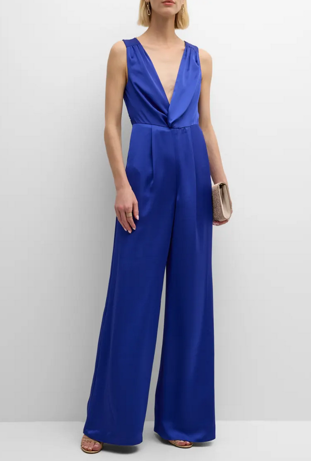 Ramy Brook Meryl Sleeveless Twist Front Jumpsuit