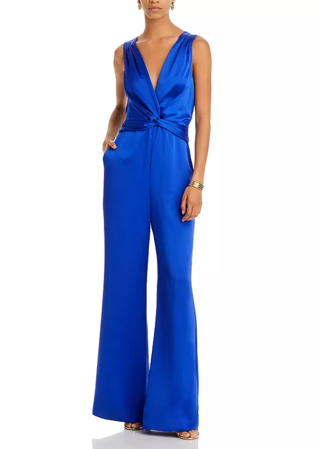 Ramy Brook Meryl Sleeveless Twist Front Jumpsuit