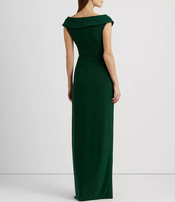 LAUREN RALPH LAUREN Jersey Column Gown