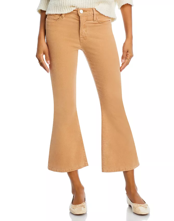 FRAME Le Crop High Rise Flare Jeans