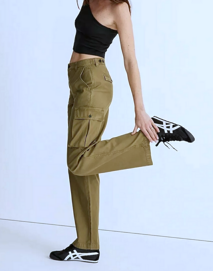 Madewell Low Slung Straight Cargo Pants