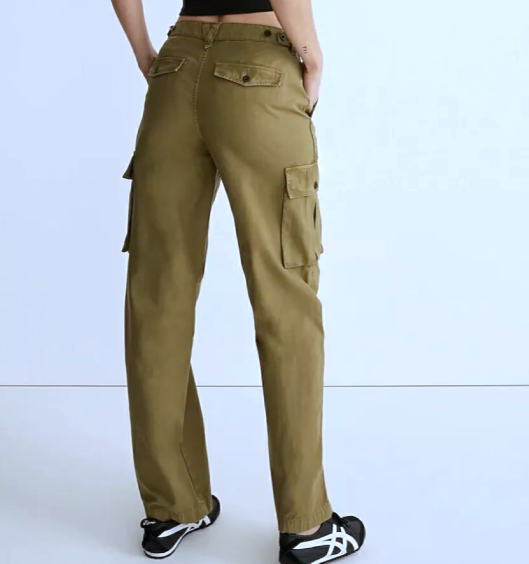 Madewell Low Slung Straight Cargo Pants