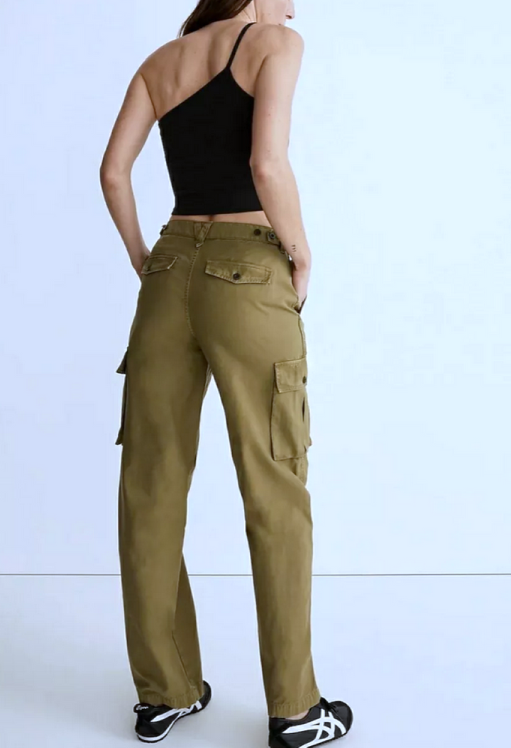 Madewell Low Slung Straight Cargo Pants