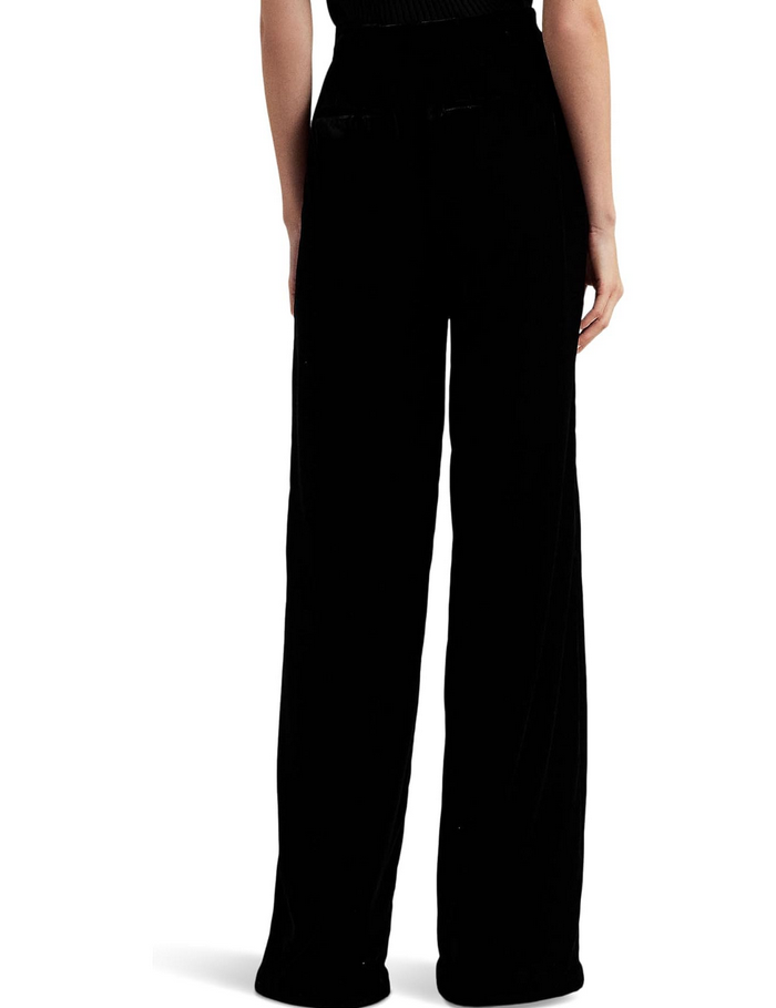 LAUREN RALPH LAUREN Velvet Wide-Leg Pants