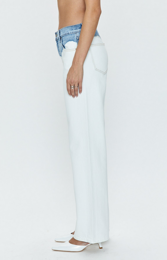 PISTOLA Bobbie Mid Rise Loose Straight Jeans