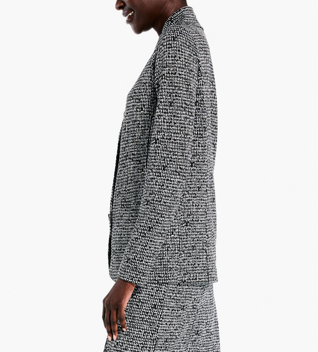 Nic+Zoe Plus Etched Tweed Jacket