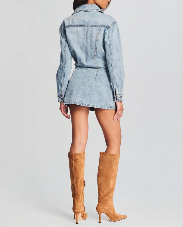 Ser.o.ya Laura Denim Shirt Dress