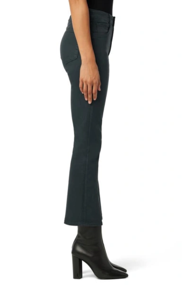 Joe's Jeans The Callie Coated High Rise Cropped Bootcut Jeans