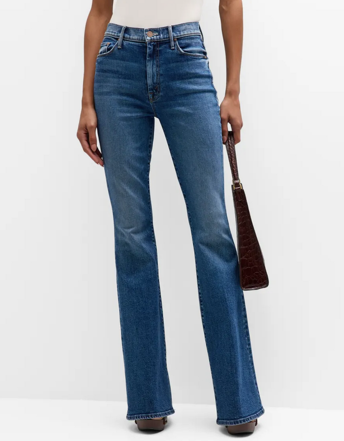MOTHER The Super Cruiser High Rise Flare Jeans
