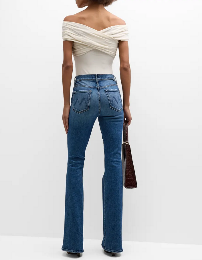 MOTHER The Super Cruiser High Rise Flare Jeans