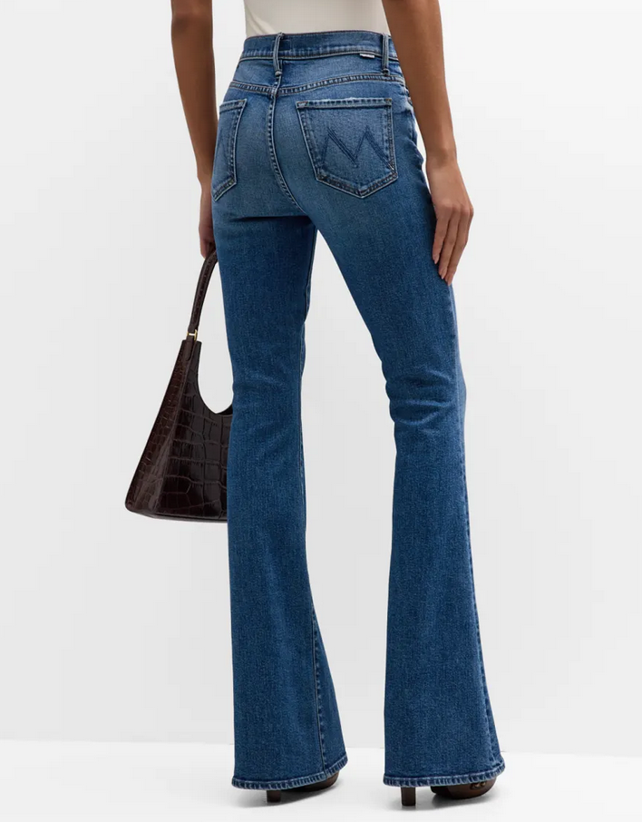MOTHER The Super Cruiser High Rise Flare Jeans