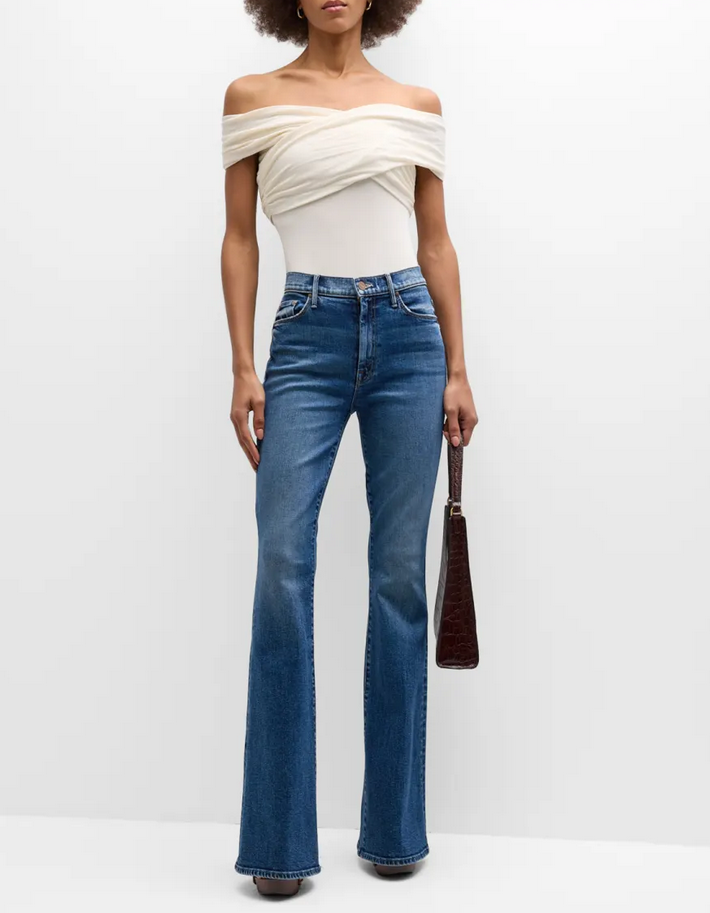 MOTHER The Super Cruiser High Rise Flare Jeans
