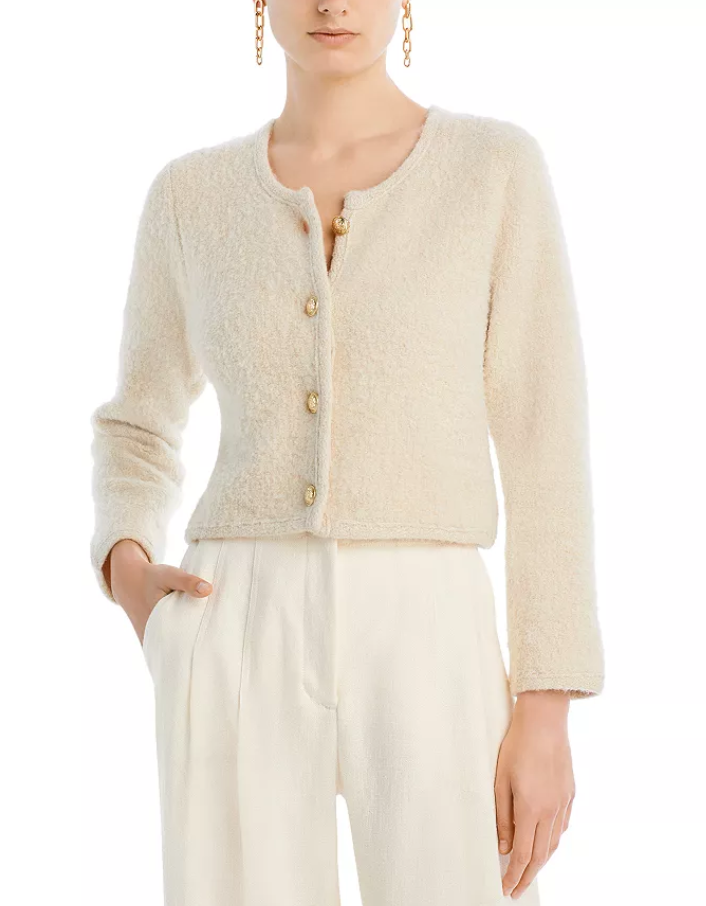 Derek Lam 10 Crosby Keene Crewneck Cardigan