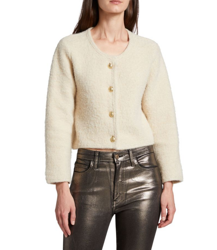 Derek Lam 10 Crosby Keene Crewneck Cardigan