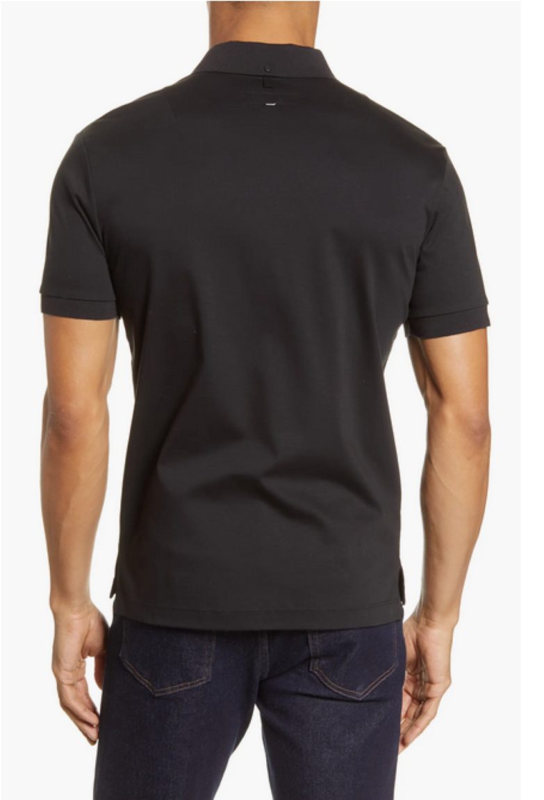 rag & bone MEN Interlock Heathered Polo Shirt