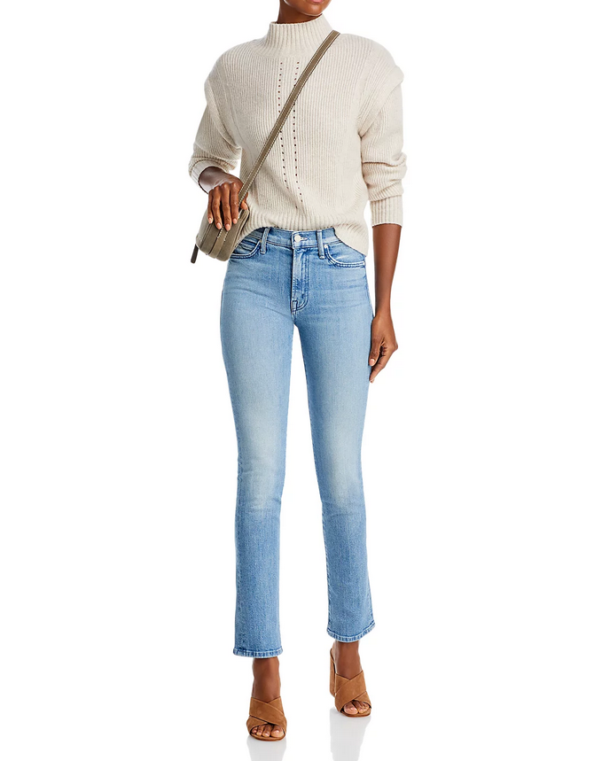 MOTHER The Rascal High Rise Slim Jeans