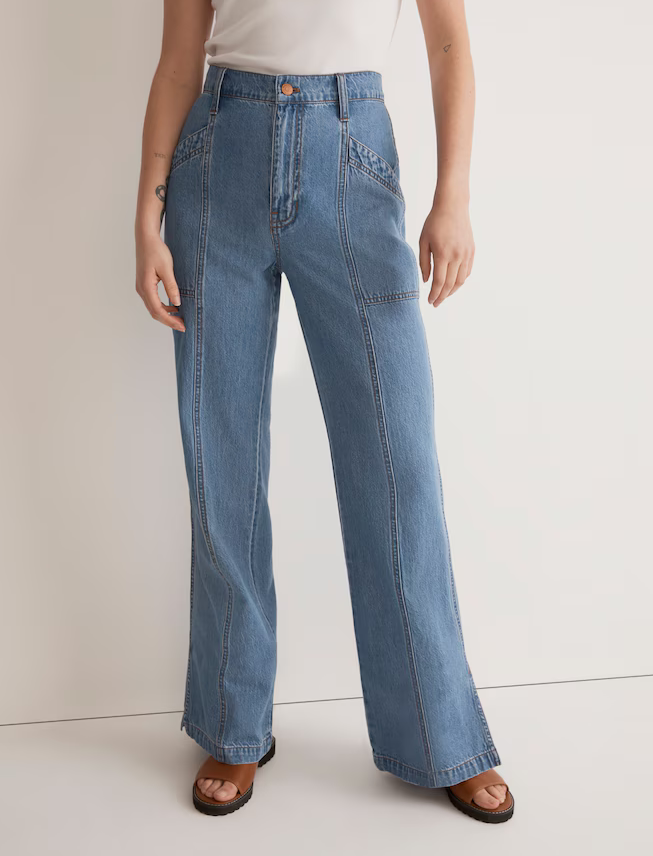 Madewell Relaxed Loose Flare Jeans