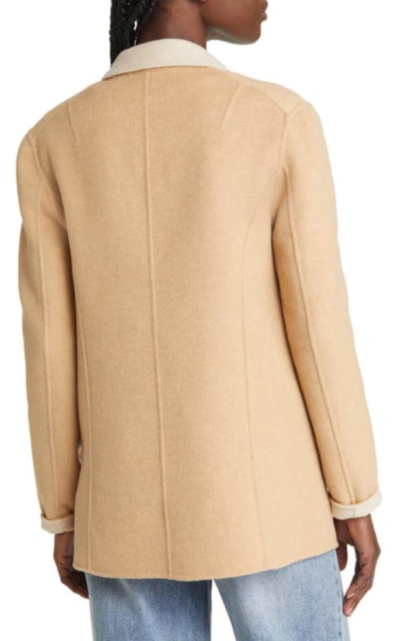 RAG & BONE Margot Single Breasted Virgin Wool Blend Blazer