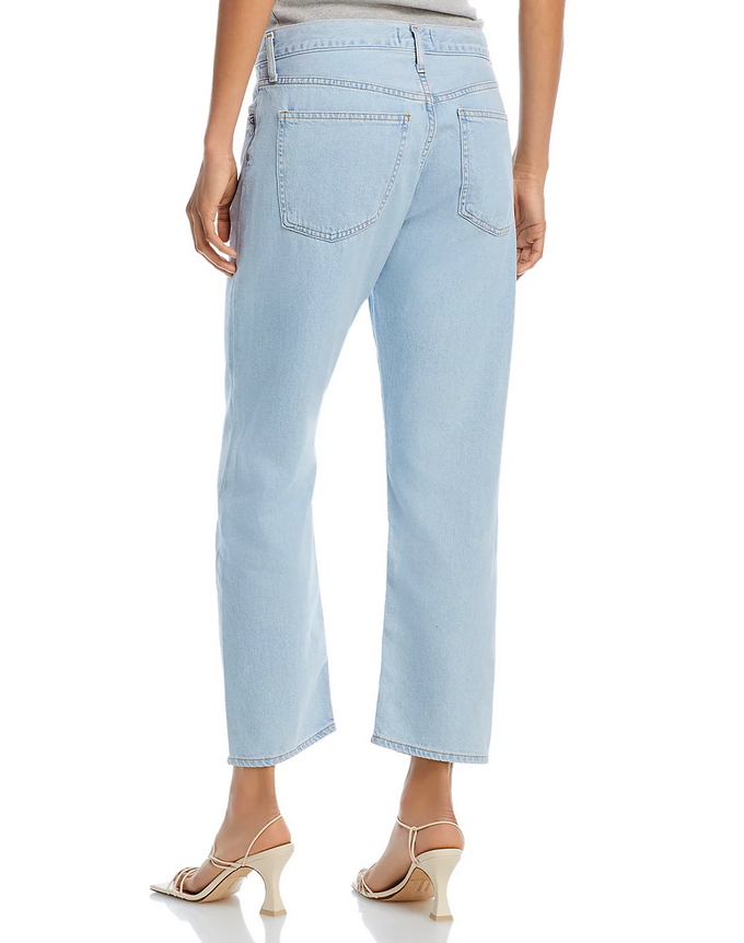 AGOLDE Parker Straight Mid Rise Cropped Jeans