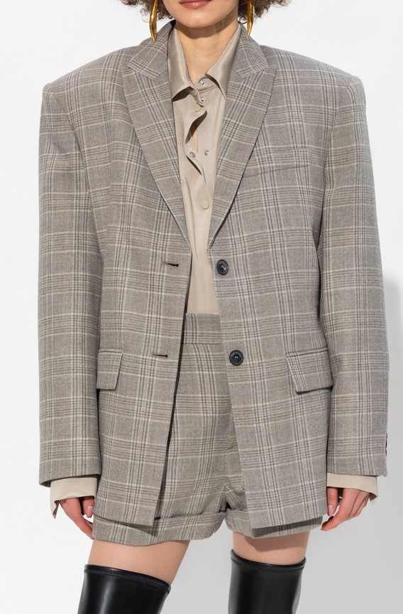 The Mannei Jafr Plaid Blazer