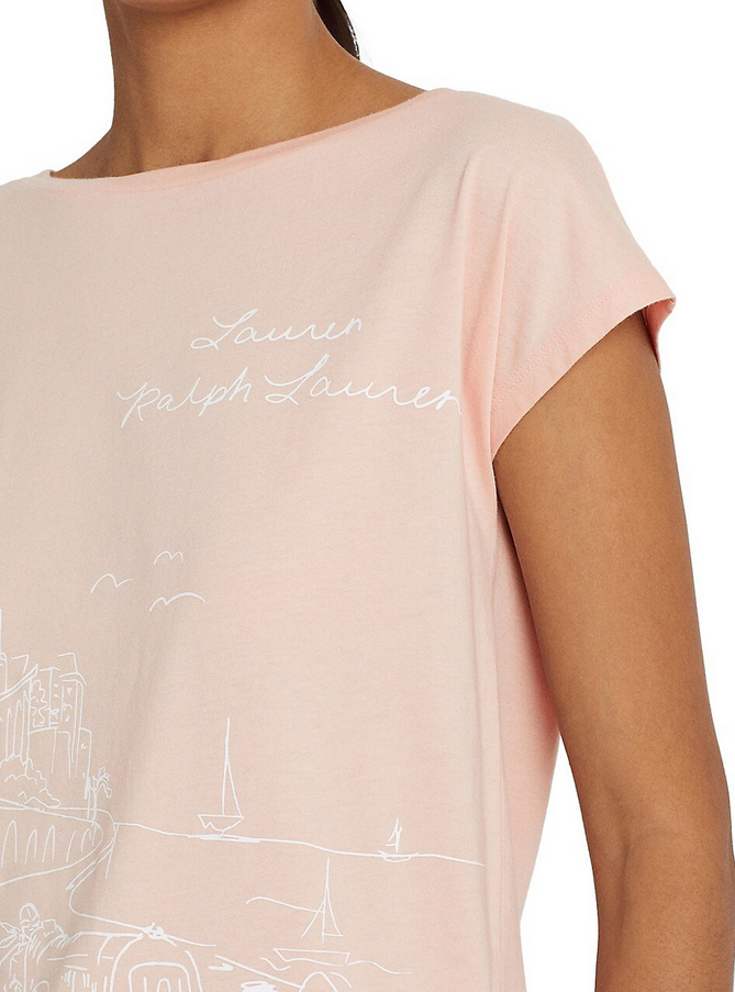 LAUREN RALPH LAUREN Graphic Jersey T-Shirt