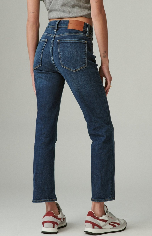 Lucky Brand Zoe High Rise Straight Jeans