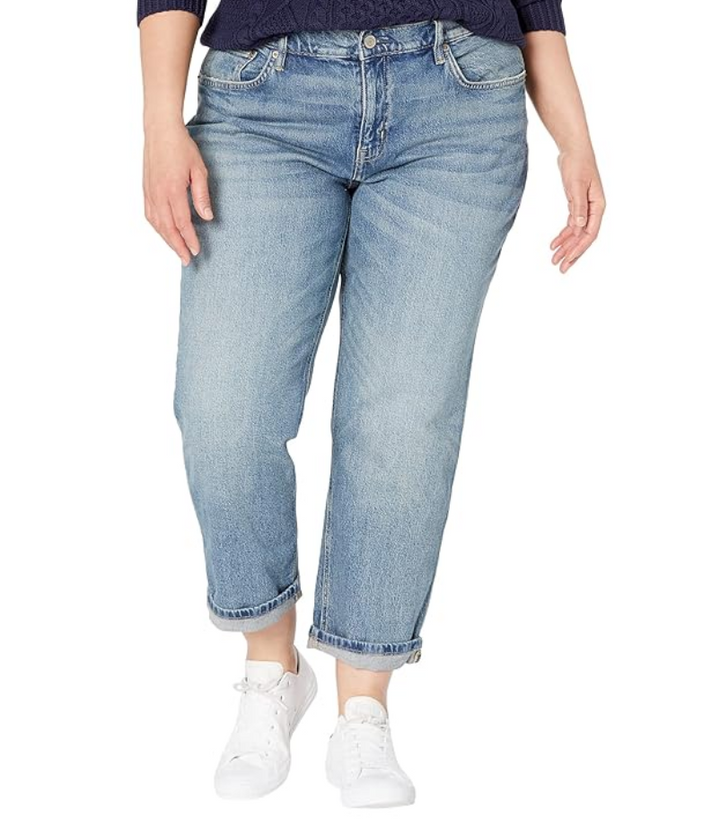 LAUREN RALPH LAUREN Plus Size Relaxed Tapered Ankle Jeans