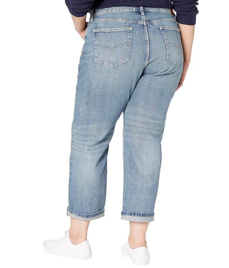 LAUREN RALPH LAUREN Plus Size Relaxed Tapered Ankle Jeans