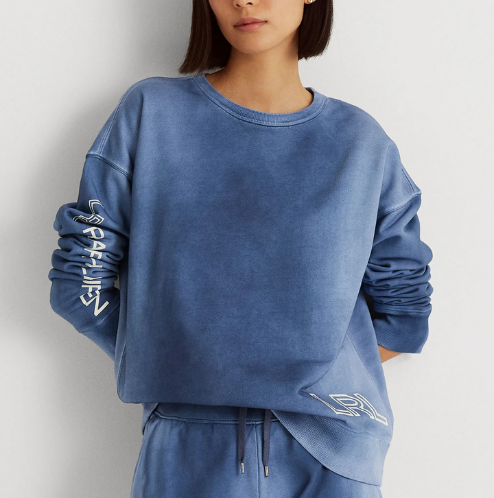 LAUREN RALPH LAUREN Crewneck Logo Graphic Sweatshirt