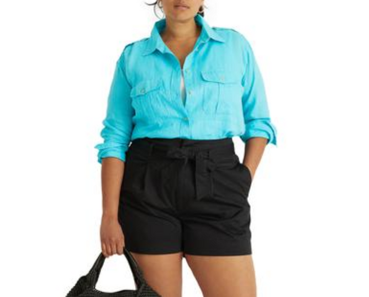 LAUREN RALPH LAUREN Plus Size Buttoned Shirt