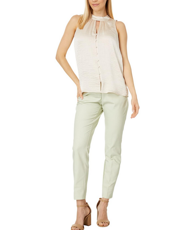 VINCE CAMUTO Sleeveless Keyhole Blouse