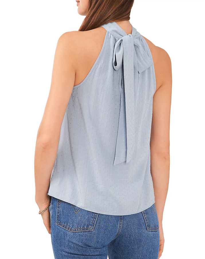 1.STATE Tie Back Halter Neck Top