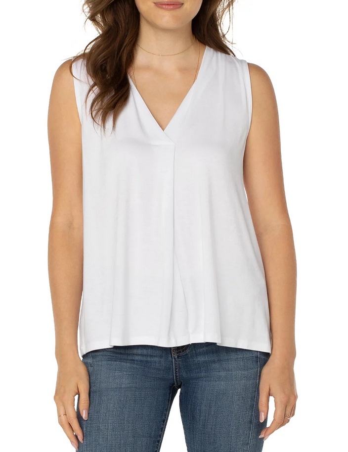Liverpool Los Angeles Sleeveless V Neck Top