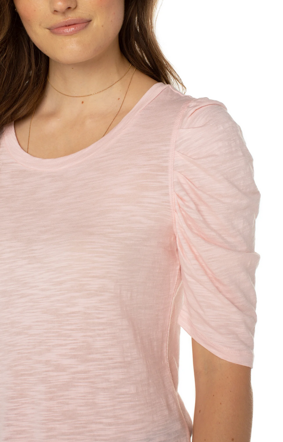 Liverpool Los Angeles Gathered Sleeve Top