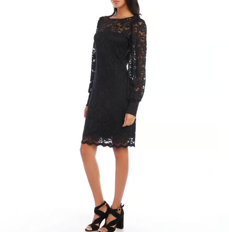 Karen Kane Lace Boatneck Dress