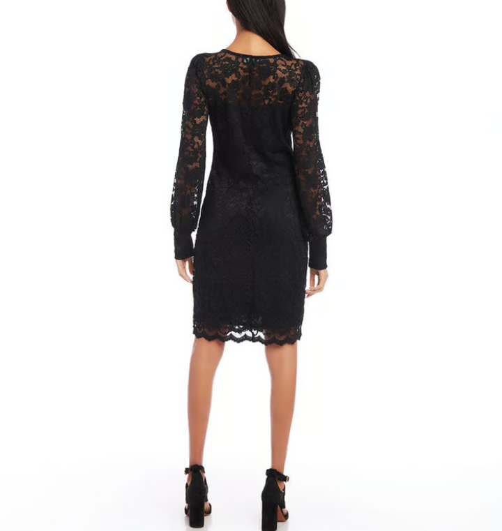 Karen Kane Lace Boatneck Dress