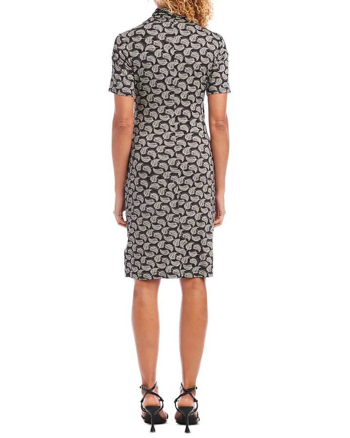 Karen Kane Cascade Faux Wrap Dress