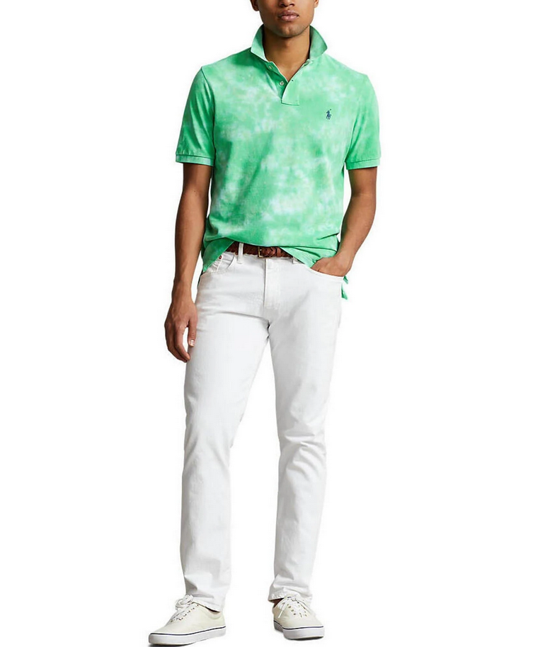 Polo Ralph Lauren Men's Big & Tall Tie-Dye Mesh Polo Shirt