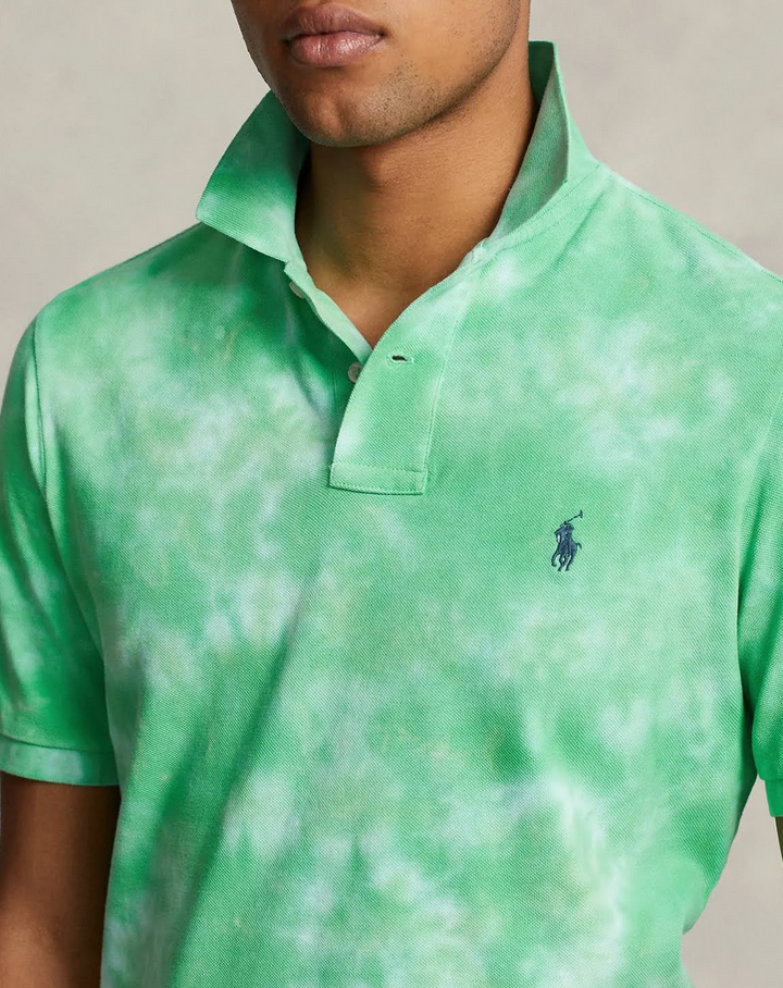 Polo Ralph Lauren Men's Big & Tall Tie-Dye Mesh Polo Shirt