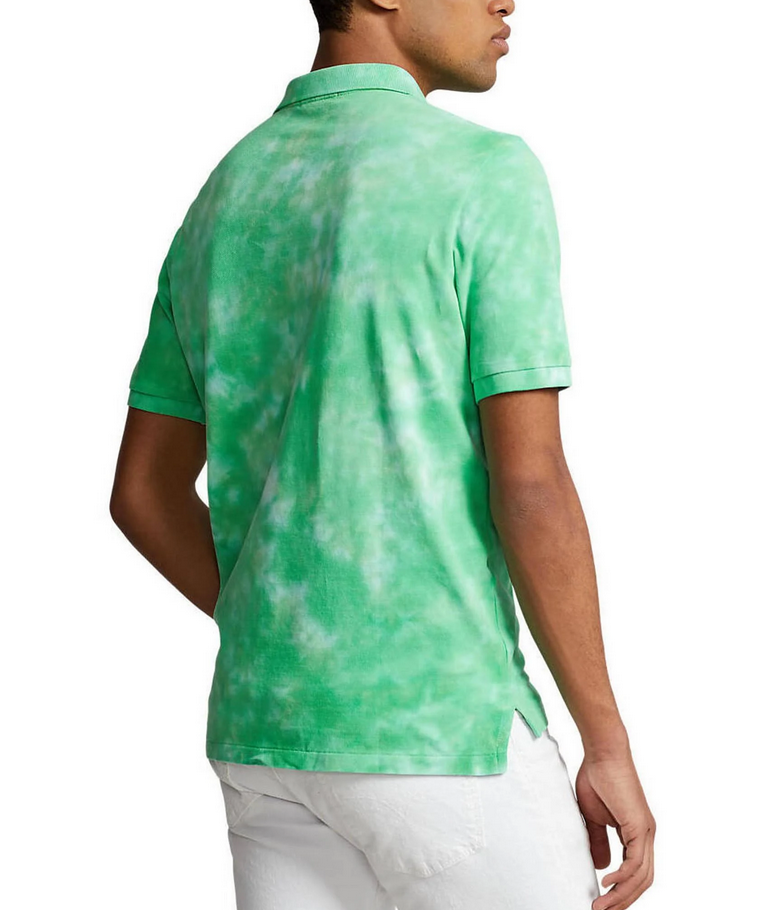 Polo Ralph Lauren Men's Big & Tall Tie-Dye Mesh Polo Shirt