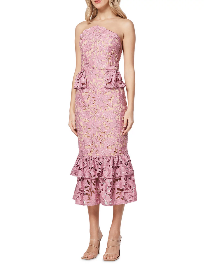 Elliatt Charter Lace Ruffled Dress