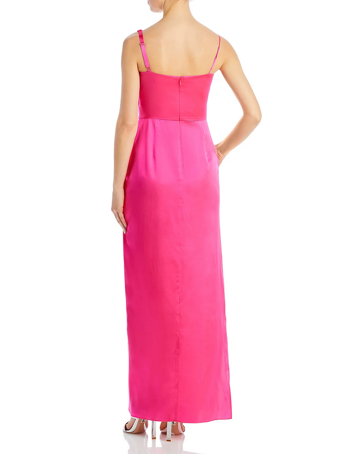 Amanda Uprichard Tesoro Silk Draped Gown