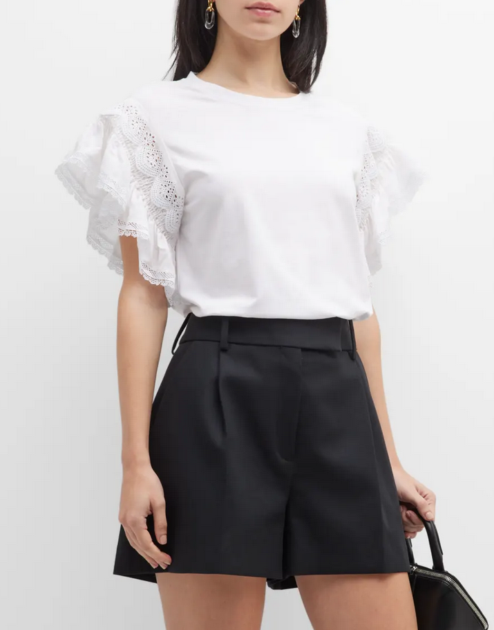 Kobi Halperin Raveena Flutter Sleeve Blouse