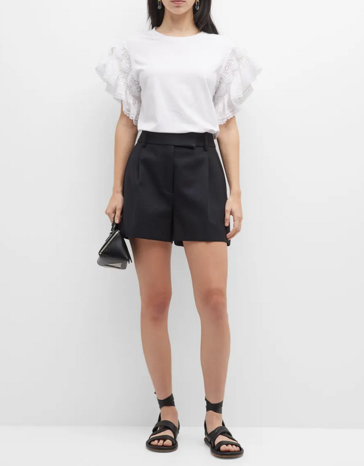 Kobi Halperin Raveena Flutter Sleeve Blouse