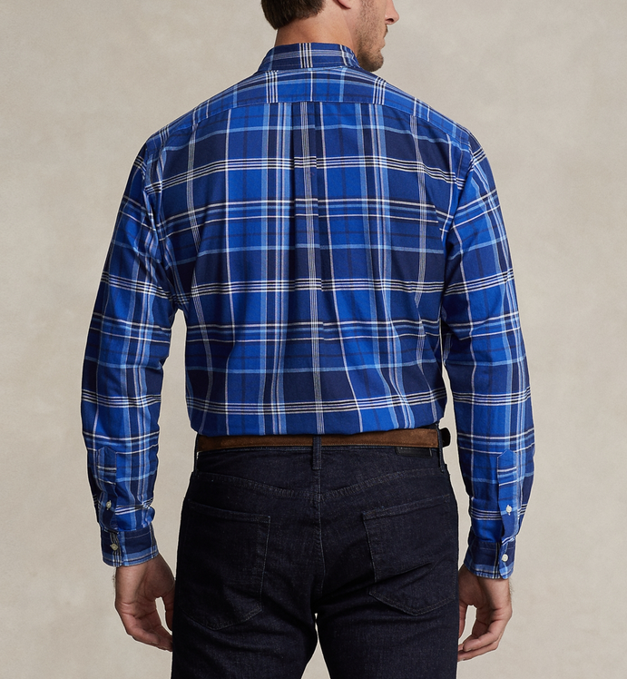 Polo Ralph Lauren Big & Tall Multi Plaid Oxford Sport Shirt
