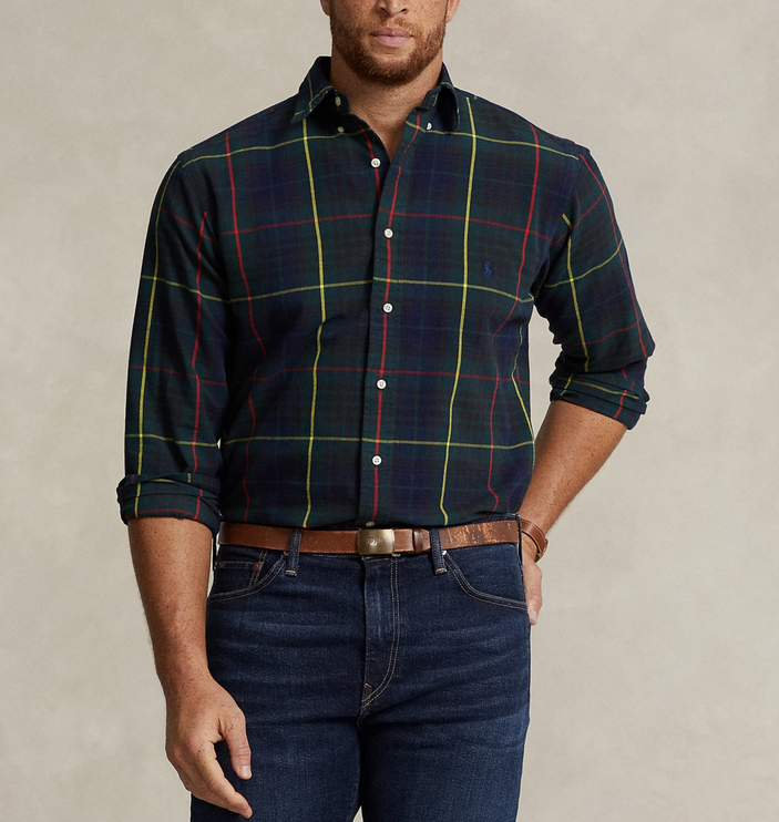 Polo Ralph Lauren Big & Tall Tartan Plaid Sport Shirt