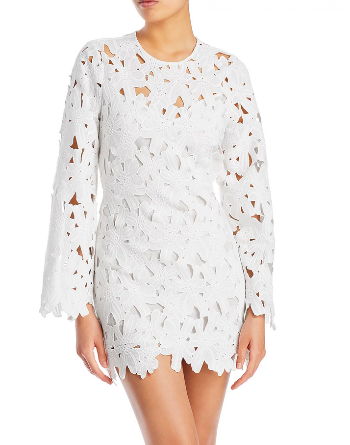 Rococo Sand Open Back Lace Dress